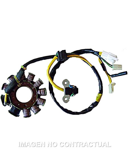 STATOR SGR TRIFASE 11 POLOS CON PICK-UP 2 CABLES(MOT SYM 125