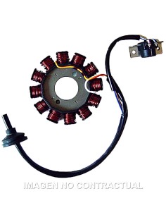 STATOR SGR 12 POLOS CON PICK-UP 2 CABLES (MOTOR YAMAHA 50 2T