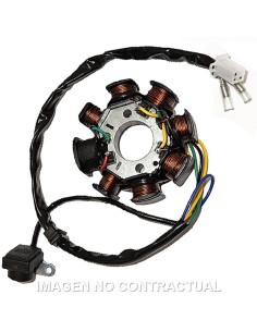 STATOR SGR 8 POLOS (MOTORES CHINOS GY6-8C)