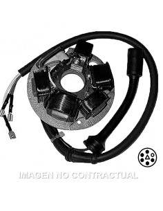 STATOR SGR 6 POLOS PIAGGIO APE CON BASE