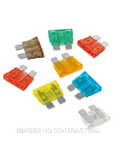 JUEGO DE 80 FUSIBLES LAMINARES SURTIDOS, 12/32V