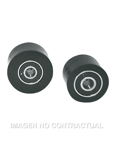 RODILLOS DE CADENA POLISPORT NEGRO 32MM