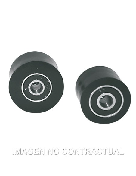 RODILLOS DE CADENA POLISPORT NEGRO 32MM