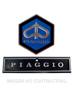 CONJUNTO LETRERO-ESCUDO VESPA 200