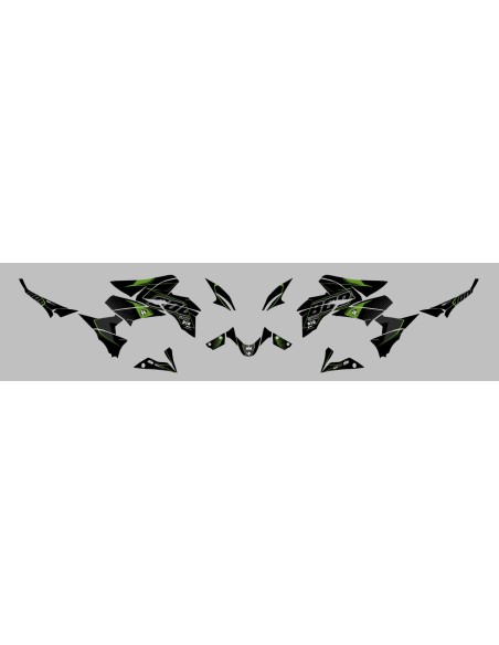 KIT DECO UP MAXIMIZE NEGRO-VERDE KAWASAKI Z800