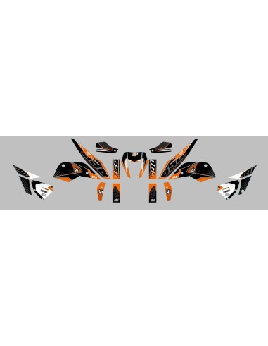 KIT DECO UP MAXIMIZE NEGRO-NARANJA KTM DUKE 690