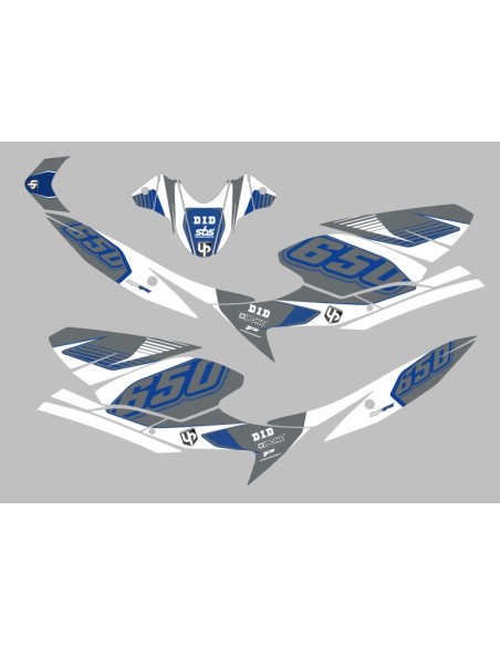 KIT DECO UP MAXIMIZE GRIS-BLANCO SUZUKI SV650