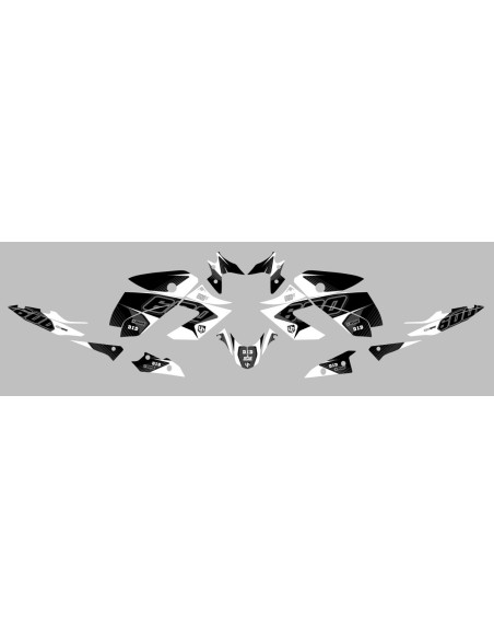 KIT DECO UP MAXIMIZE NEGRO-BLANCO YAMAHA XJ6
