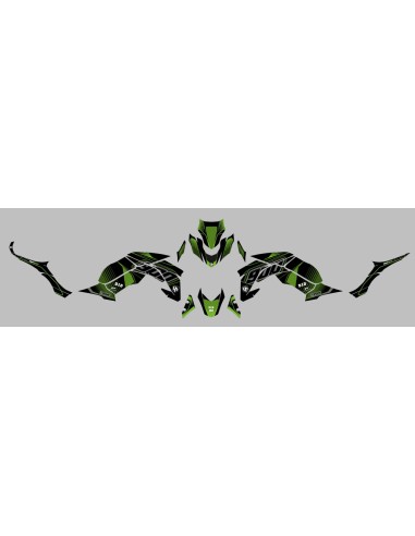 KIT DECO UP MAXIMIZE NEGRO-VERDE KAWASAKI Z900