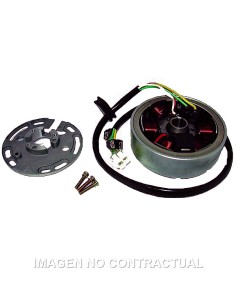 VOLANTE MAGNETICO 6 POLOS 12V 85W (MOTOR DERBI SIN ARRANQUE