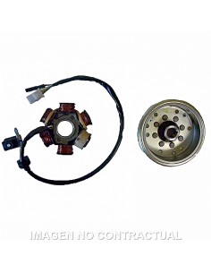 VOLANTE MAGNETICO 6 POLOS 12V 90W (MOTOR PEUGEOT 50 2T)