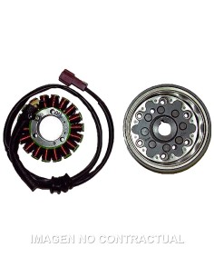 VOLANTE MAGNETICO 18 POLOS 12V 370W MOTOR PIAGGIO 'MASTER'