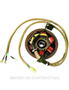 VOLANTE MAGNETICO 6 POLOS 12V 90W (MOTOR PIAGGIO 50 2T)