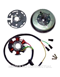 VOLANTE MAGNETICO 6 POLOS 12V 85W (MOTOR DERBI/PIAGGIO 6 MAR