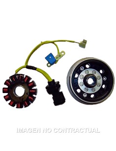 VOLANTE MAGNETICO 12 POLOS TRIFASE 12V 170W (MOTOR PIAGGIO