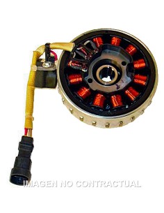 VOLANTE MAGNETICO 12 POLOS TRIFASE 12V 165W (MOTOR PIAGGIO 5