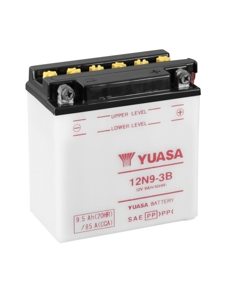 BATERIA YUASA 12N9-3B COMBIPACK CONVENCIONAL