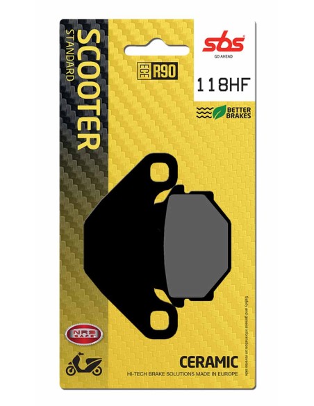 PASTILLA DE FRENO SBS P118-HF