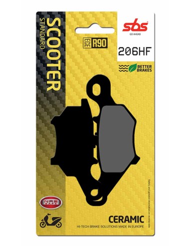 PASTILLA DE FRENO SBS P206-HF