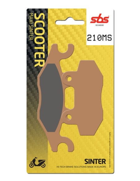 PASTILLA DE FRENO SBS P210-MS