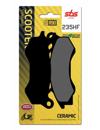 PASTILLA DE FRENO SBS P235-HF