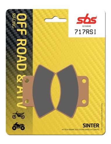 PASTILLA DE FRENO SBS P717-RSI