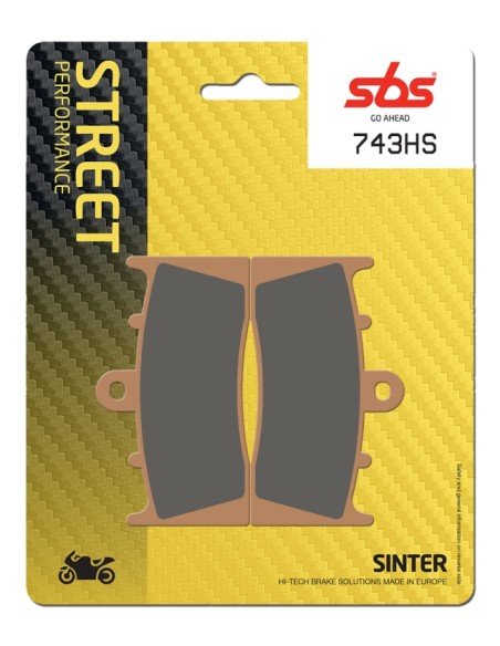 PASTILLA DE FRENO SBS P743-HS