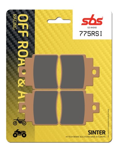 PASTILLA DE FRENO SBS P775-RSI