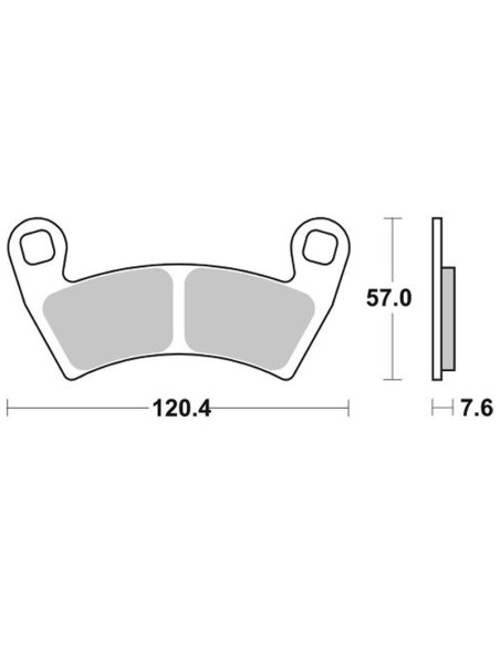 PASTILLA DE FRENO SBS P897-PSI