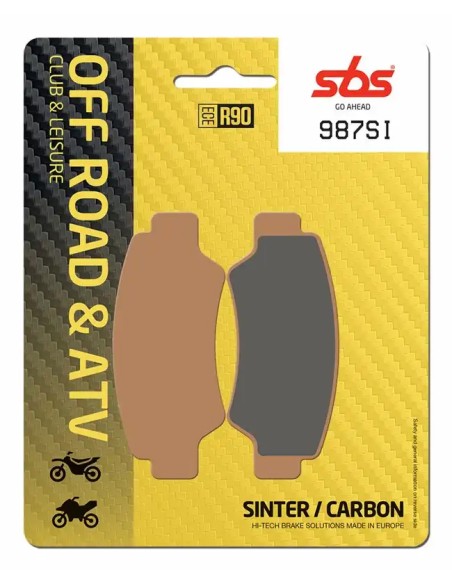 PASTILLA DE FRENO SBS P987-SI