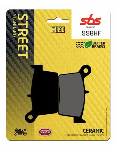 PASTILLA DE FRENO SBS P998-HF