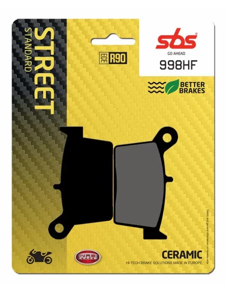 PASTILLA DE FRENO SBS P998-HF