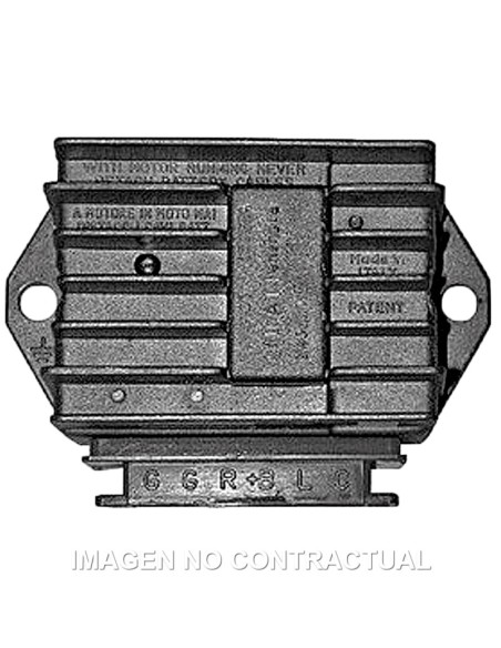 REGULADOR PIAGGIO APE 12V 25A - C.C - 5 FASTONS