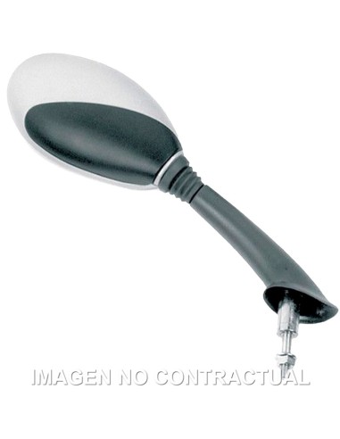 ESPEJO HERT NEGRO/GRIS VESPA ET2 50 DERECHO