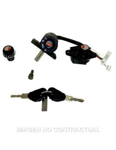 KIT LLAVES CONTACTO, SILLÍN Y GUANTERA APRILIA SR 50 FACTORY