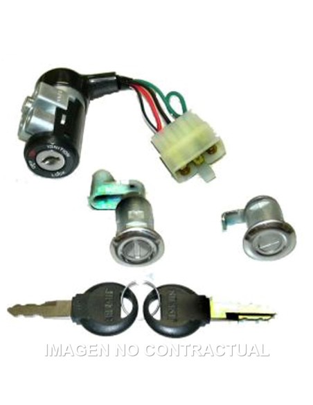 KIT LLAVES CONTACTO, SILLÍN Y GUANTERA HONDA DIO 50