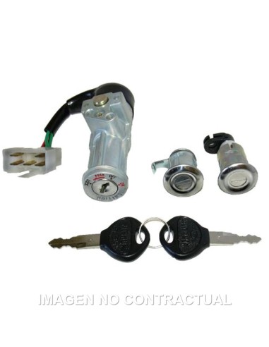 KIT LLAVES CONTACTO, SILLÍN Y GUANTERA KYMCO KB 50