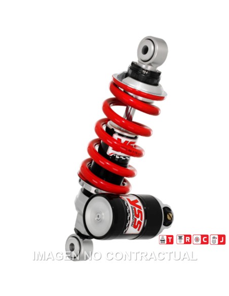 AMORTIGUADOR TRASERO YSS GAS TOP LINE C/BOTELLA INFERIOR HONDA MSX 125 SF