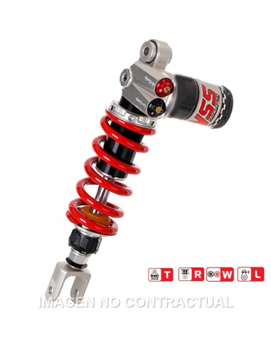 AMORTIGUADOR TRASERO YSS GAS TOP LINE C/BOTELLA SUPERIOR HONDA CBR250RR