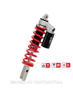 AMORTIGUADOR TRASERO YSS GAS TOP LINE C/BOTELLA SUPERIOR KAWASAKI KLX 140