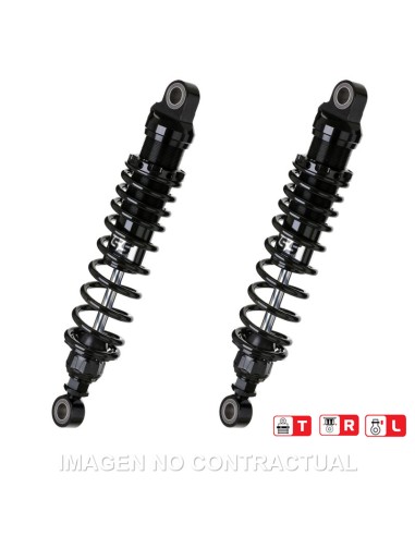 JUEGO AMORTIGUADORES TRASEROS YSS BLACK EDITION GAS TOP LINE MOTO GUZZI V35