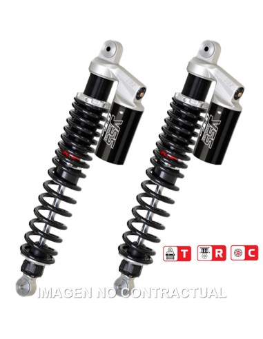 JUEGO AMORTIGUADORES TRASEROS YSS GAS TOP LINE C/BOTELLA SUPERIOR KTM MC 400
