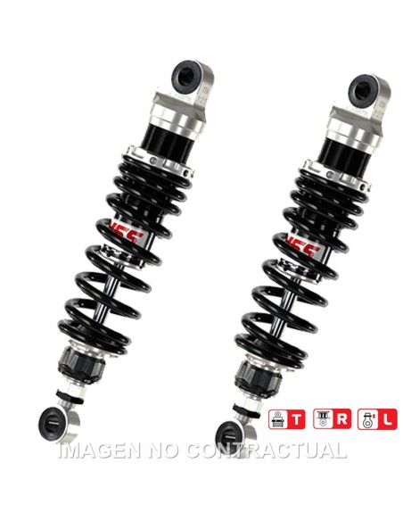 JUEGO AMORTIGUADORES TRASEROS YSS GAS TOP LINE HYOSUNG GV 650