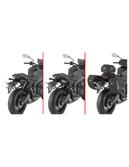 SOPORTE ALFORJAS-STEALTH P/EASY12L/IZQUIERDA-EASY12R/DERECHA YAMAHA MT09 25-26