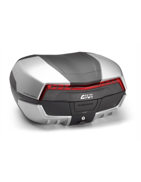 MALETA MK 58L. V58/MAXIA 5. NEGRO BASE/N C/4COVER ALUMINIO (VERSION 2)