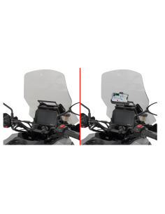 SOPORTE BARRA PDISPOSITIVOS F/DETRÁS PCA YAMAHA TRACER 9/GT/GT+ 2025