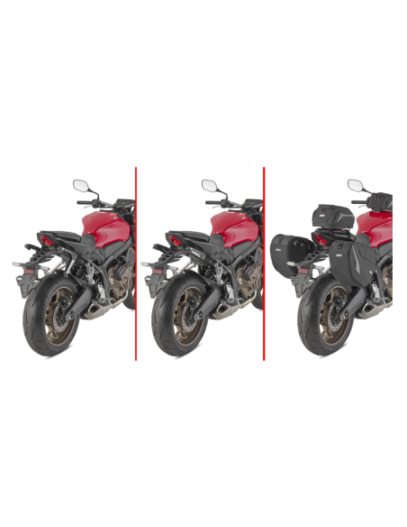 SOPORTE ALFORJAS-STEALTH P/EASY12L/IZQUIERDA-EASY12R/DERECHA HONDA CB/R 650 R 21-26