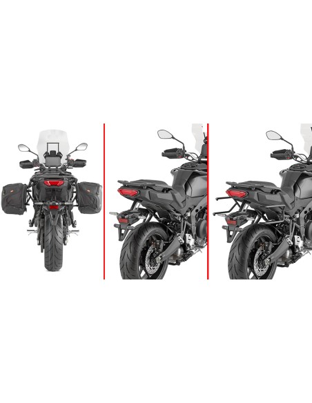 SOPORTE ALFORJAS F/RAPIDA YAMAHA TRACER 9 / GT / GT+ '25