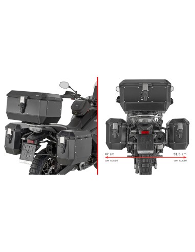 PMALETAS LATERAL CF MOTO 800MT-X 2025