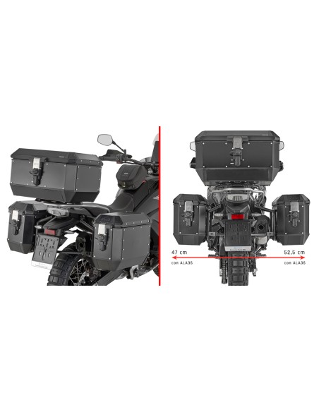 PMALETAS LATERAL CF MOTO 800MT-X 2025